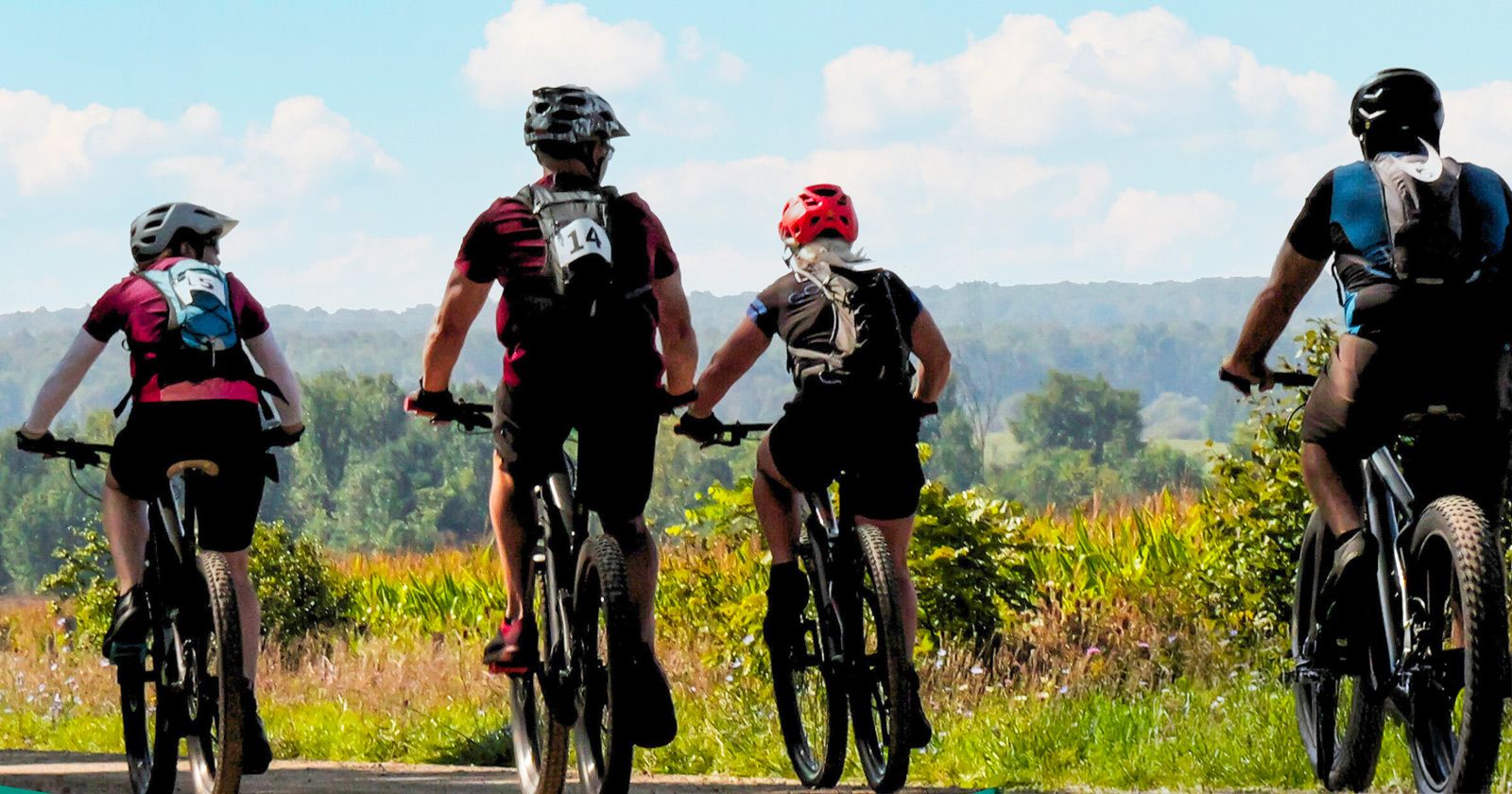 three bikers